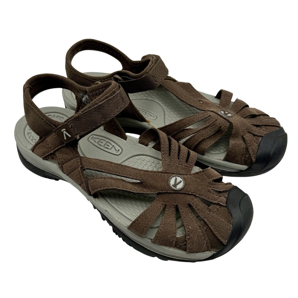 KEEN Rose Shoes Women 7.5 Brown Closed Toe Sandals Hiking Gorpcore Granola Boho